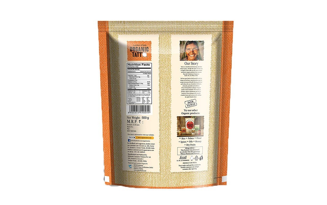 Organic Tattva Wheat Maida    Pack  500 grams